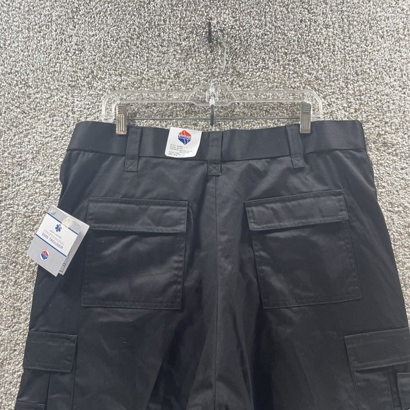 COPY - Liberty Uniform EMS Pants Mens 38x32 Black BDU Firefighter Cargo - Picture 2 of 10